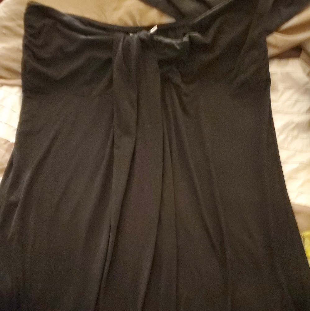 Strapless maxi dress